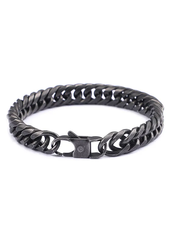 Men's Biker Link Curb Chain Bracelet