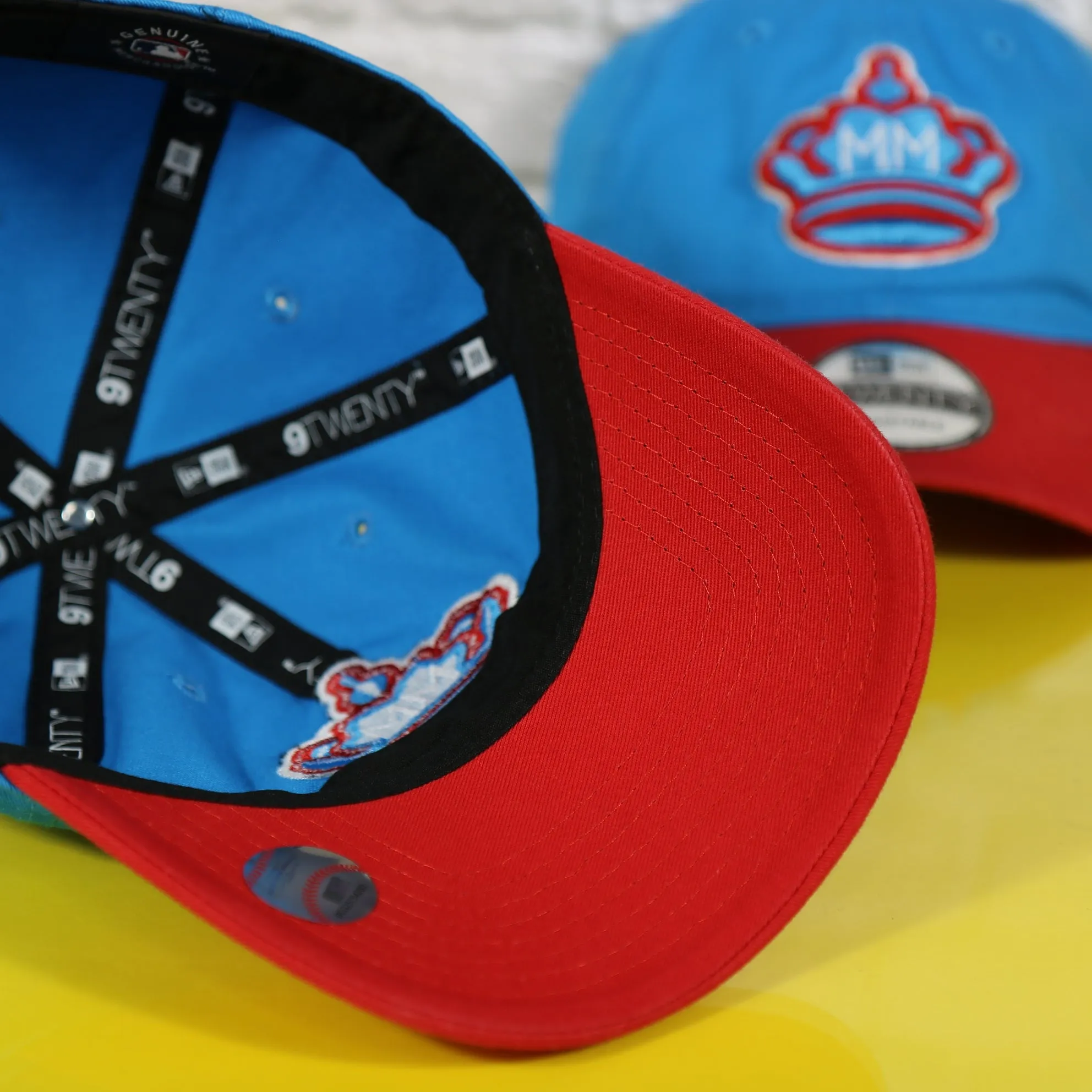 Miami Marlins MLB City Connect 2021 On-Field Side Patch 9Fifty Snapback | Blue