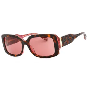 Michael Kors 0MK2165 Sunglasses Dark Tortoise Geranium Pink / Pink Brown Women's