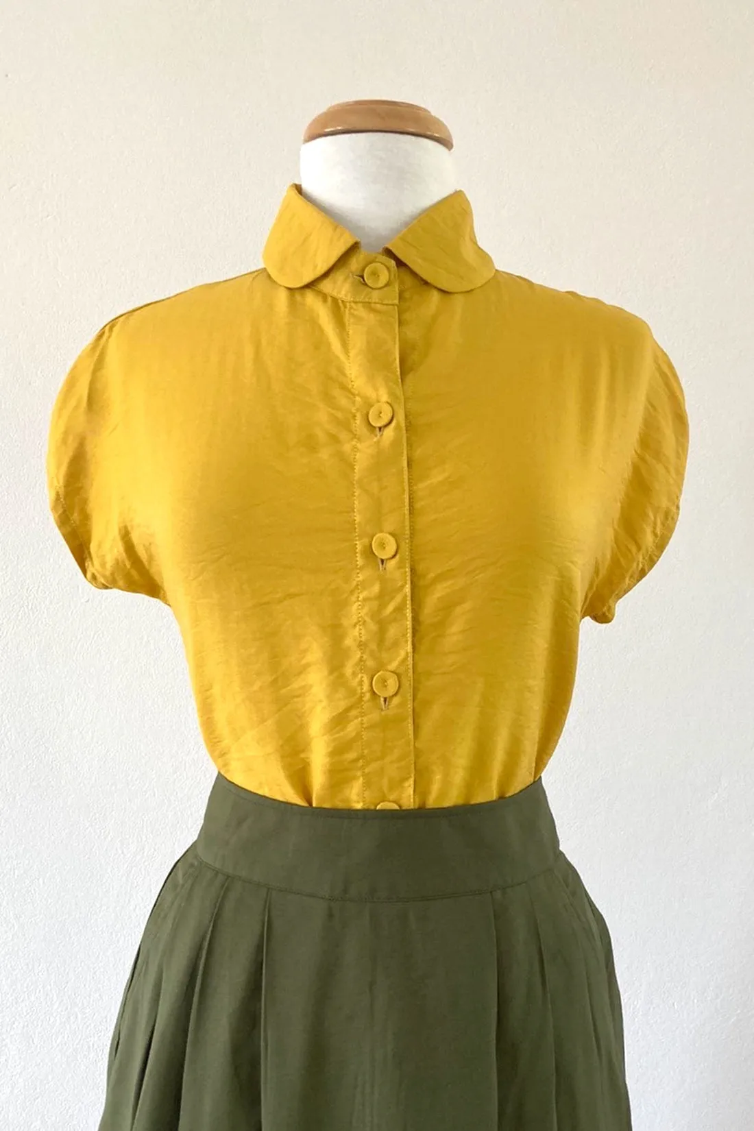 Minki Mustard Blouse