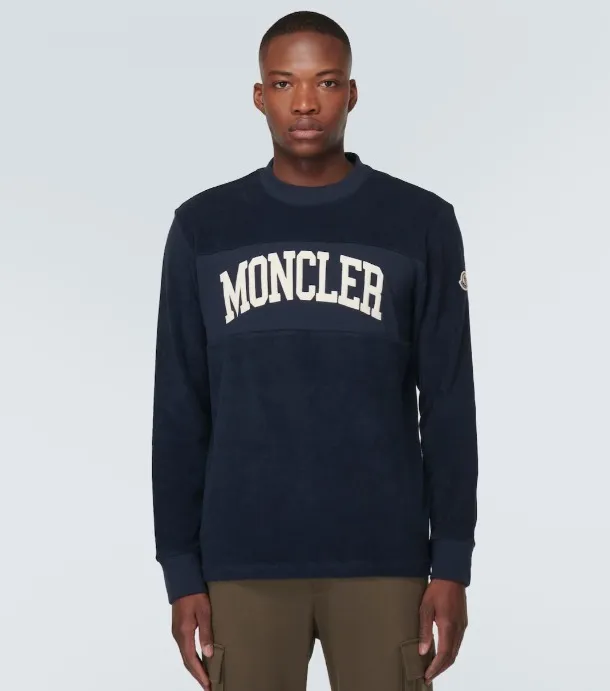 MONCLER  |Unisex Street Style Logo Sweatshirts