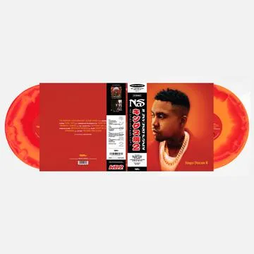 NAS 'KING'S DISEASE II' LP (Red & Tangerine Vinyl)