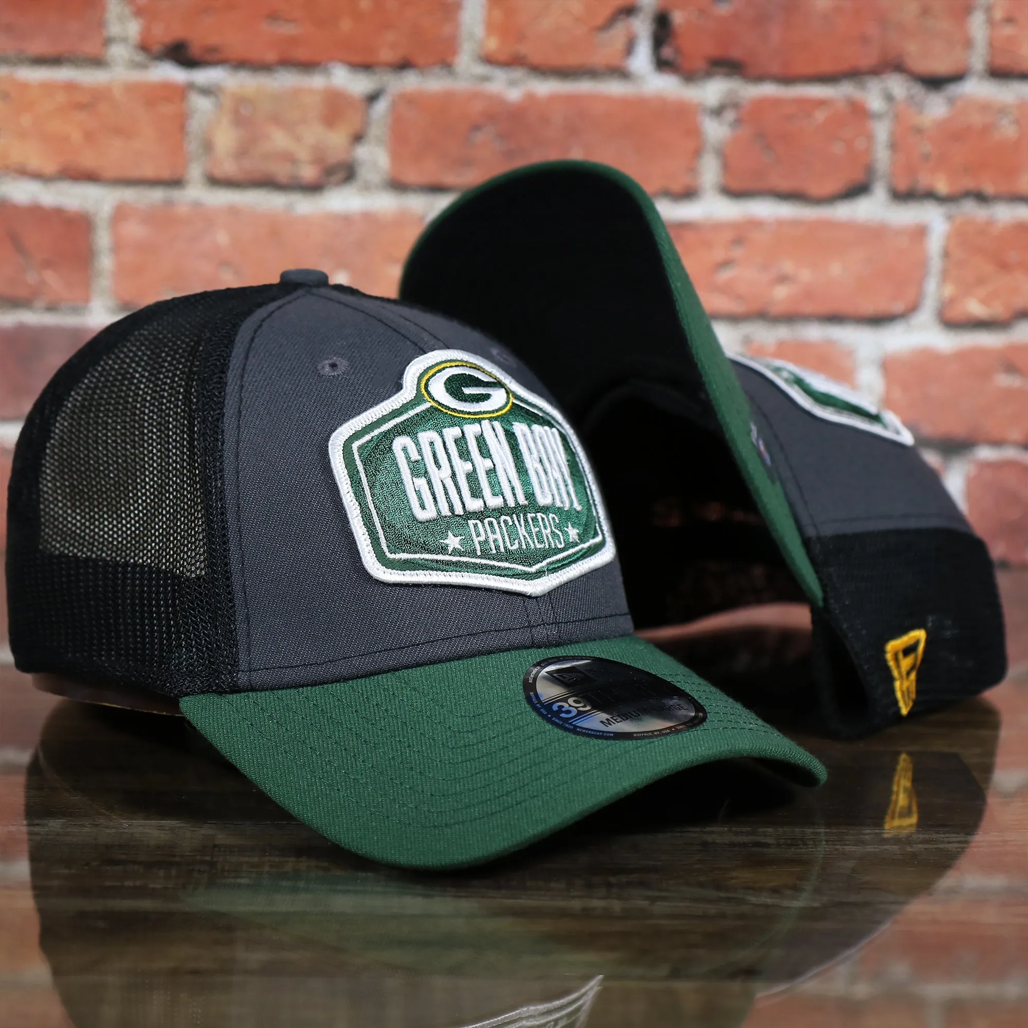 NEW ERA | GREEN BAY PACKERS | NFL 2021 DRAFT | 39THIRTY FLEXFIT CAP | ORIGINAL TEAM COLOR