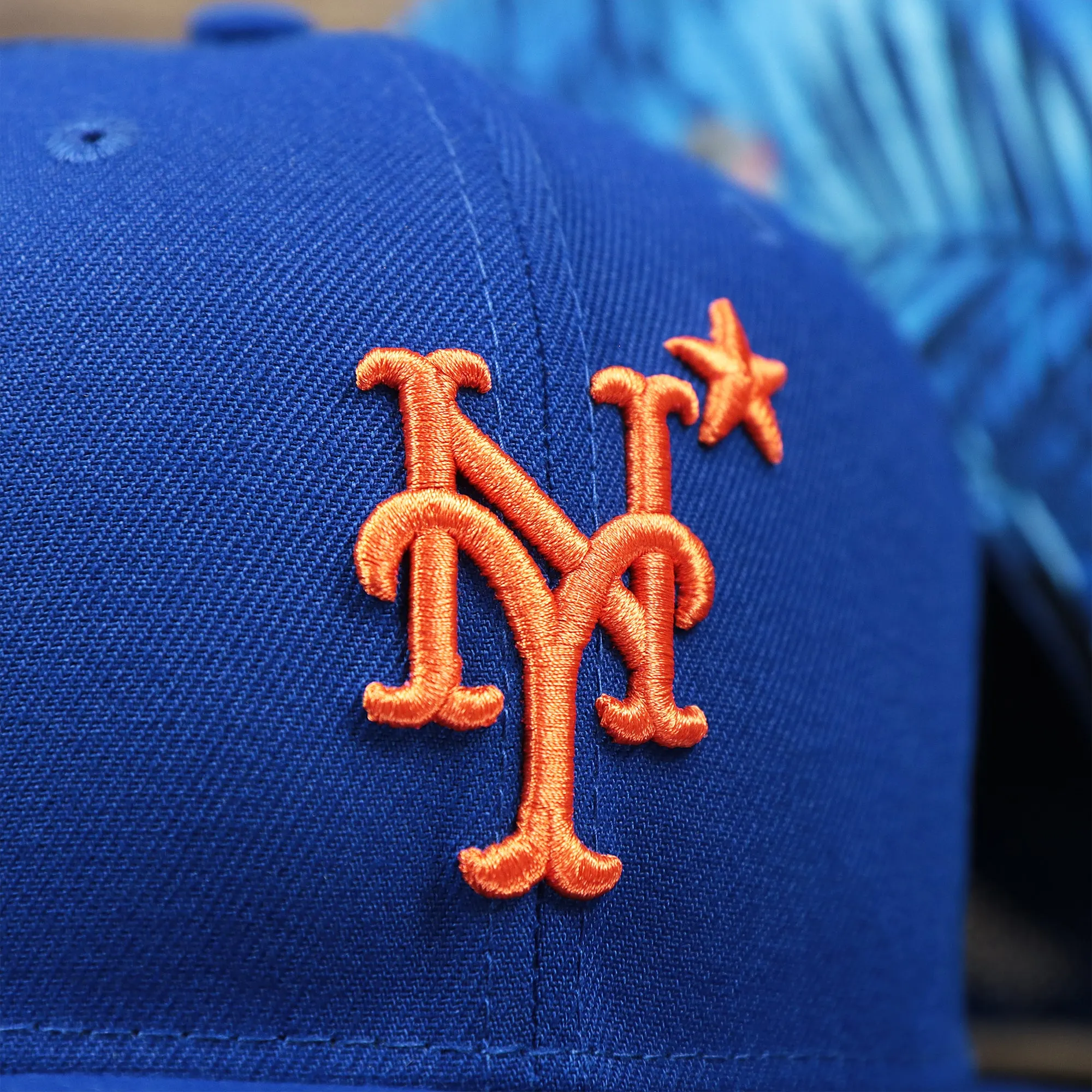 New York Mets Metallic All Star Game MLB 2022 Side Patch 9Fifty Mesh Snapback | ASG 2022 Royal Blue Trucker Hat