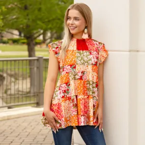 Orange Floral