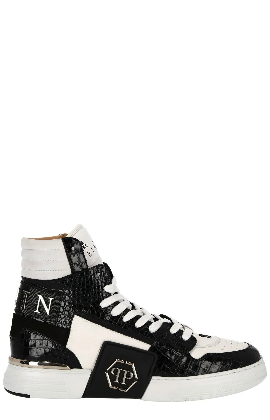 Philipp Plein Cocco Phantom Kicks Lace-Up Sneakers