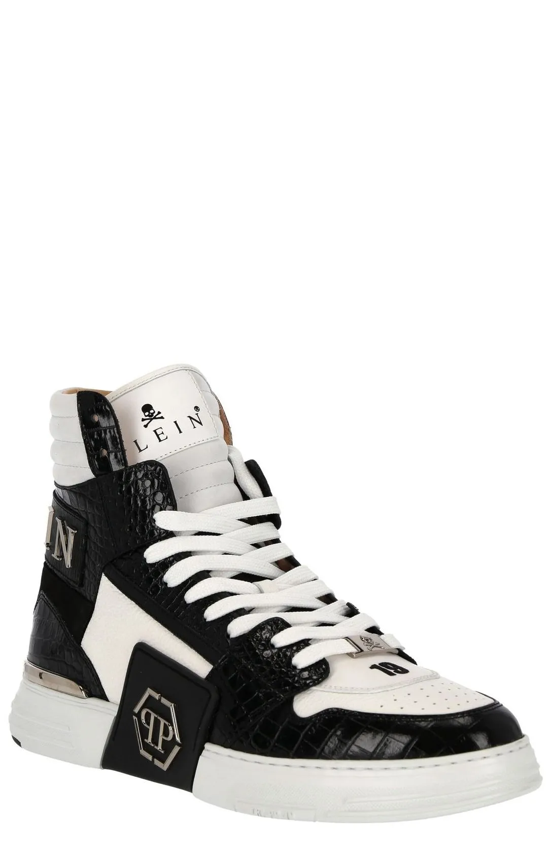 Philipp Plein Cocco Phantom Kicks Lace-Up Sneakers