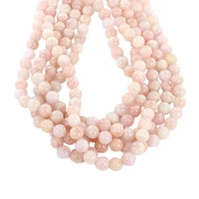 Pink Morganite 10Mm Round Beads