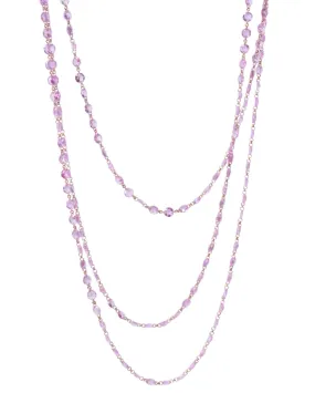 Pink Sapphire Necklace