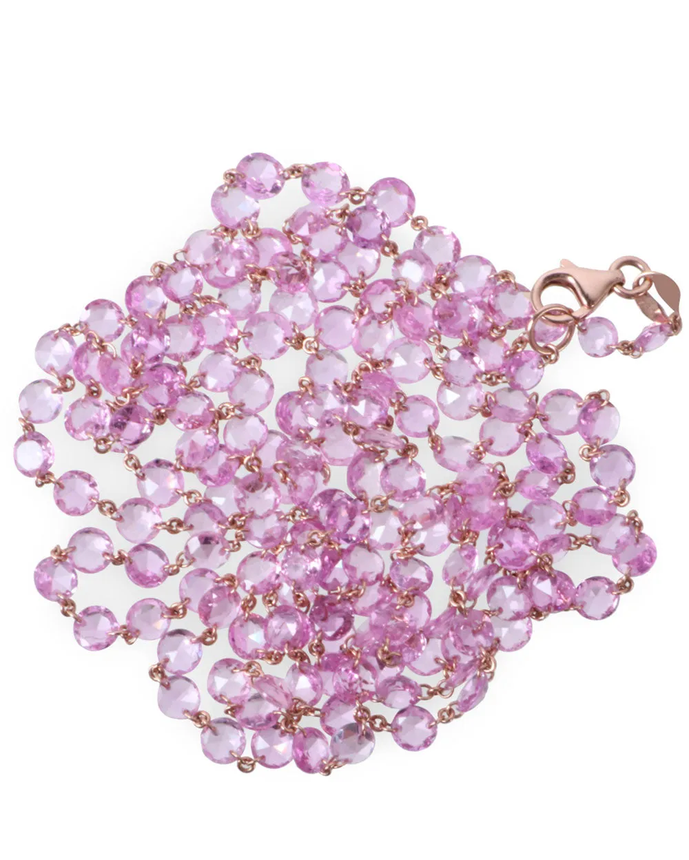 Pink Sapphire Necklace