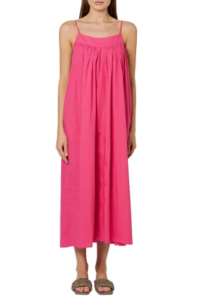 Pleated long dress