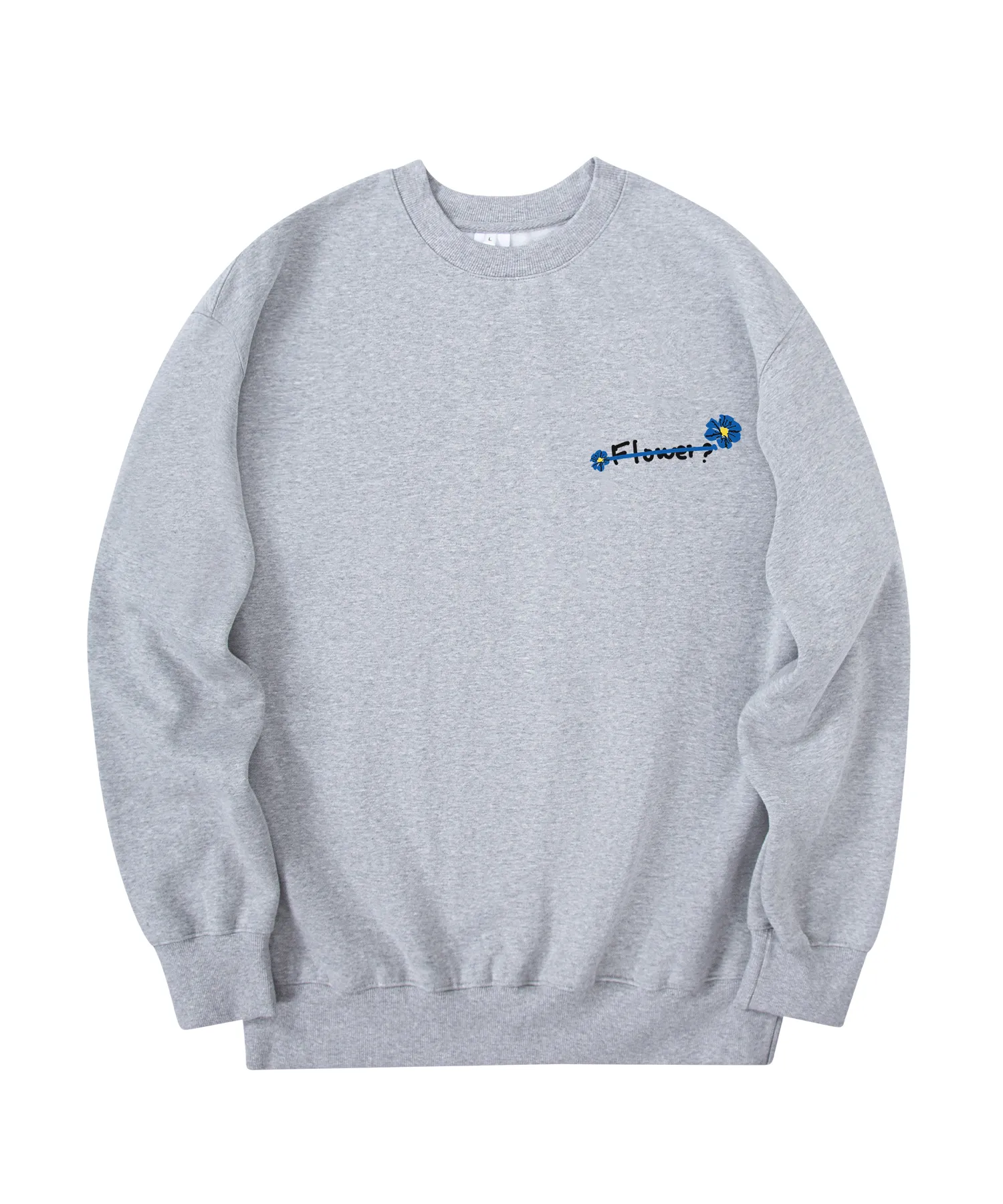 RADINEO  |[RADINEO]★ BLUE FLOWER SWEAT