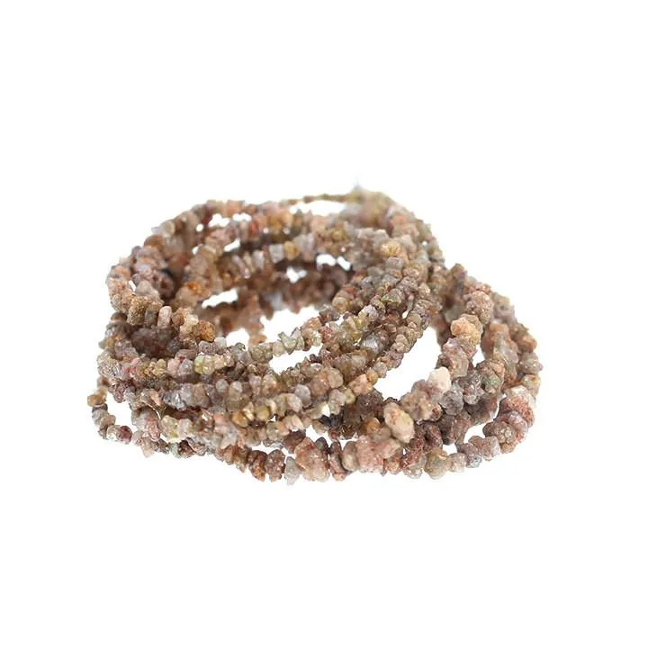 Red Bronze Drusy Diamond Beads 2.5-4Mm Nuggets 16