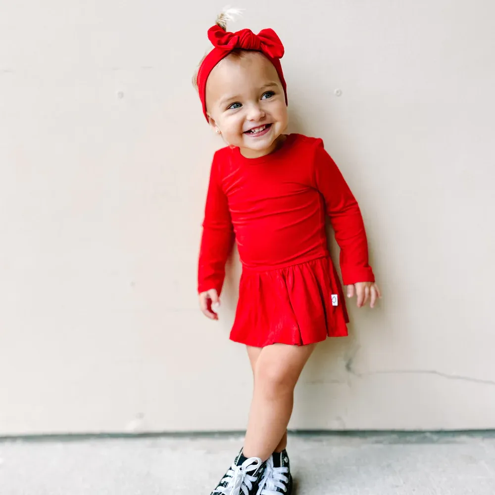 Red Dream Bodysuit Dress