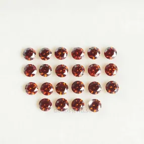 Red Round Cut Lab Grown Diamond