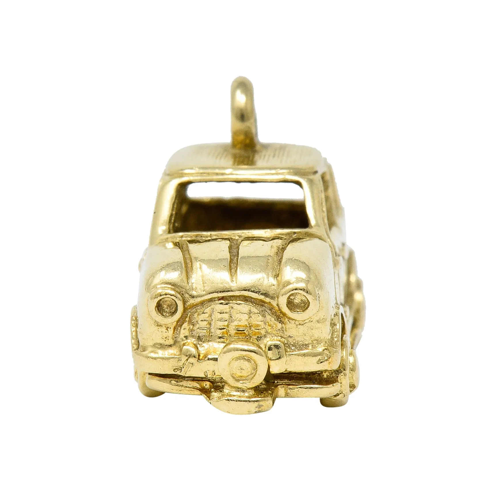 Retro 14 Karat Gold Car Charm Circa 1940