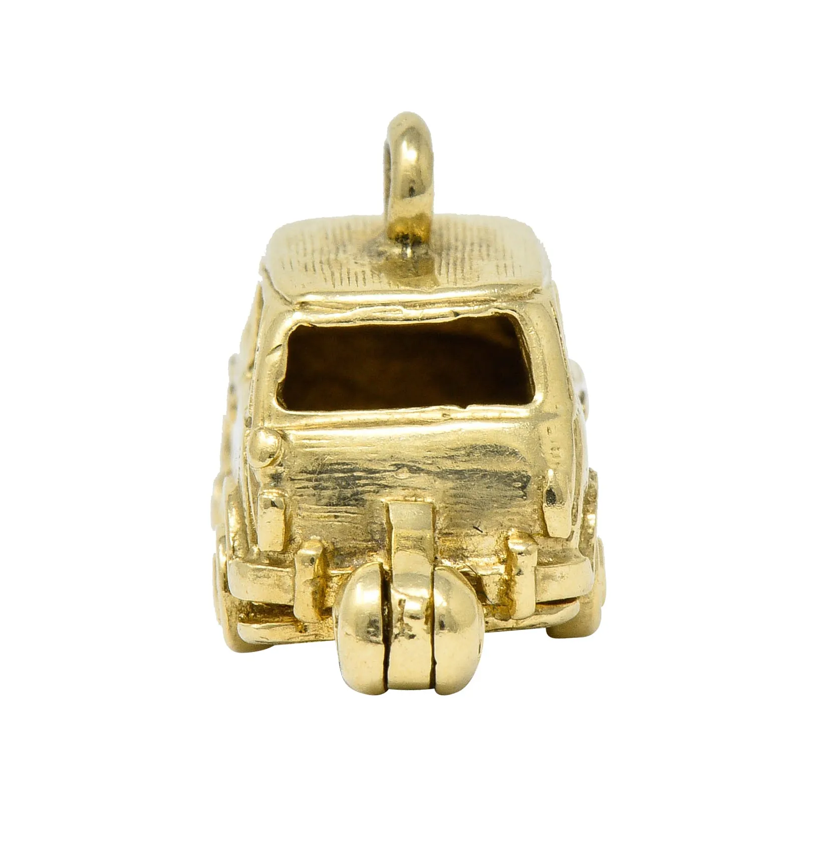 Retro 14 Karat Gold Car Charm Circa 1940