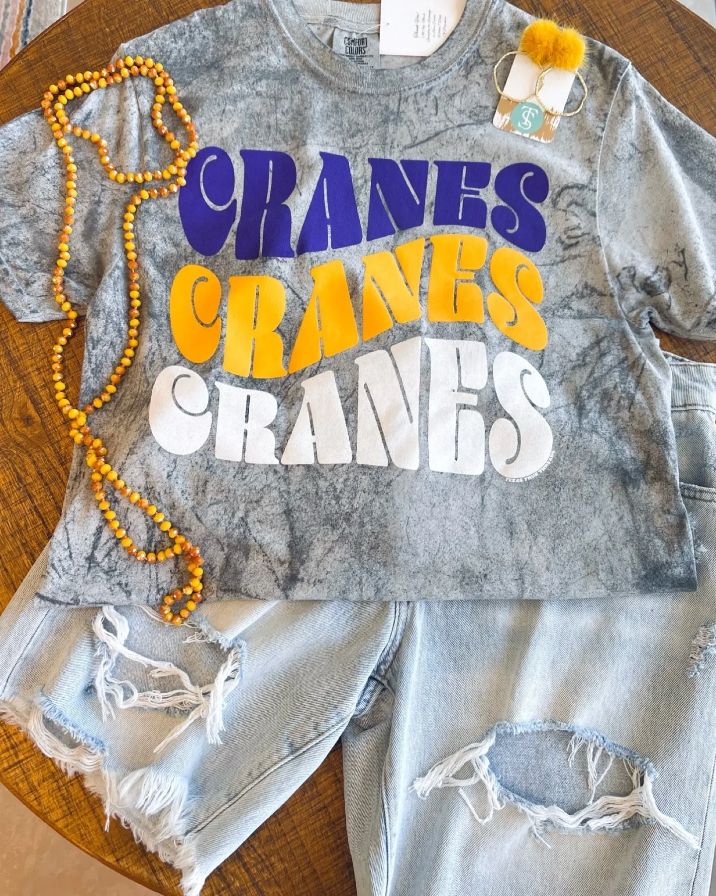 Retro CRANES tee