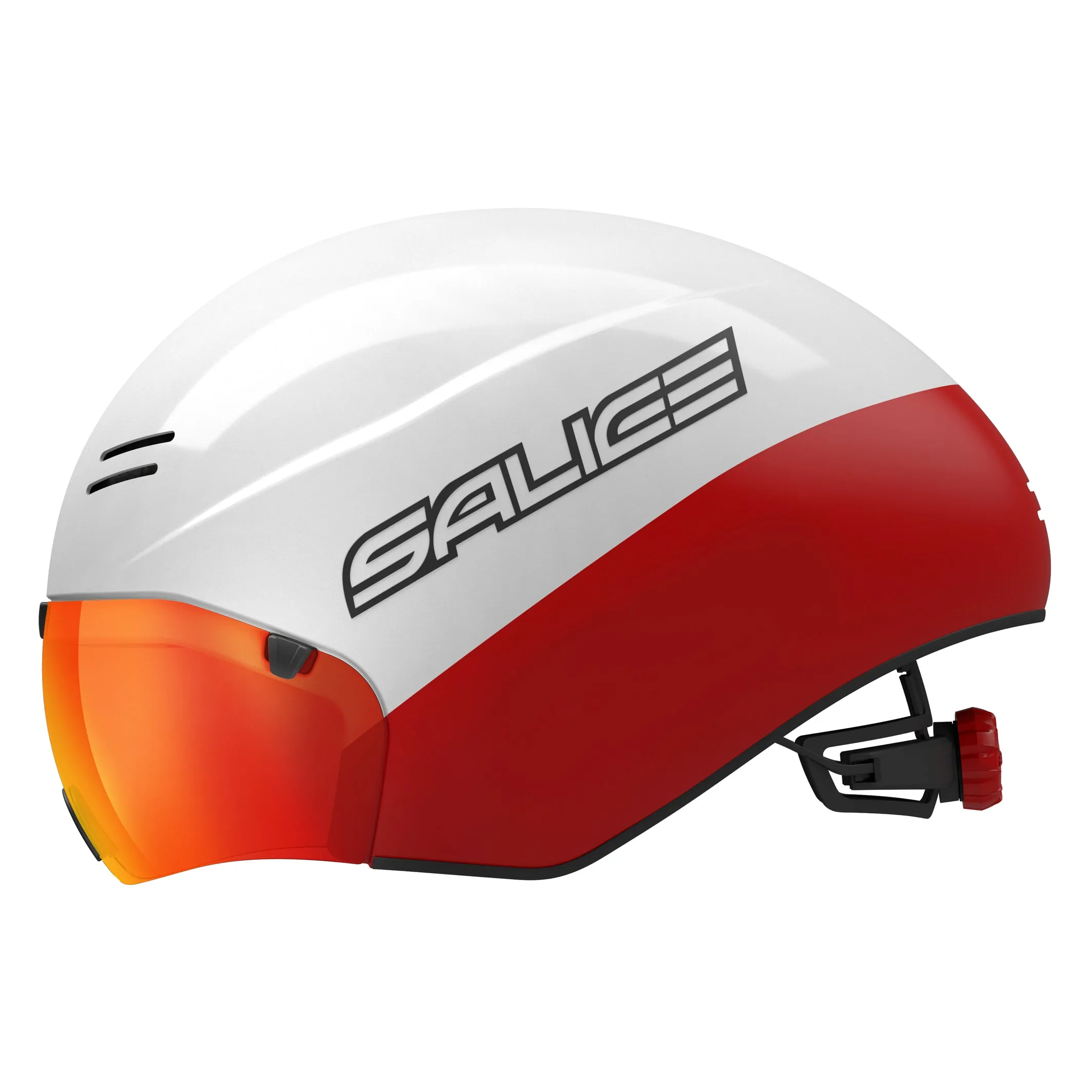 Salice Chrono Helmet White-Red - DISCONTINUED