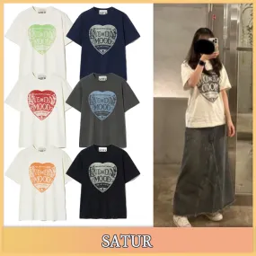 SATUR  |Unisex Street Style Cotton T-Shirts