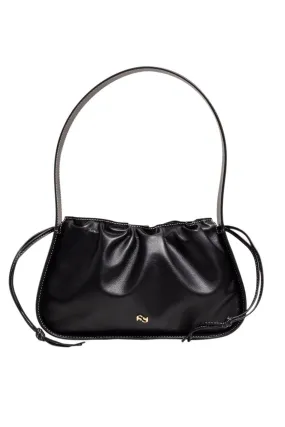 Scrunch leather handbag