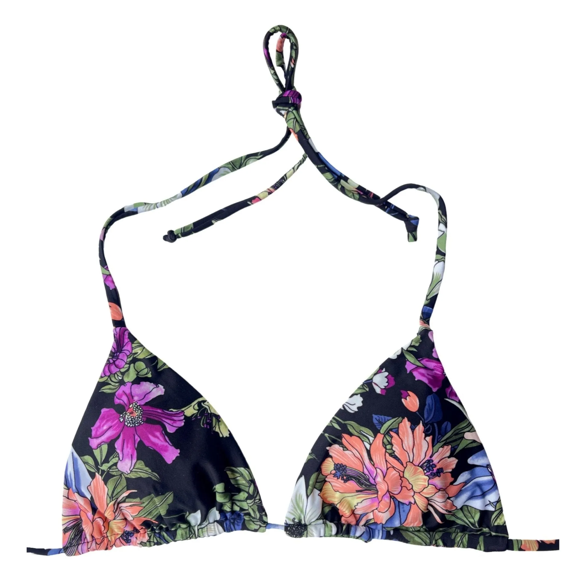 SICILY BIKINI TOP - NIGHT FLORAL