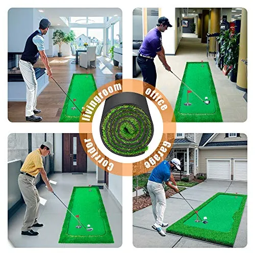 S- Shape Golf Putting Greens - Top Putting Mats - Home Putting Greens