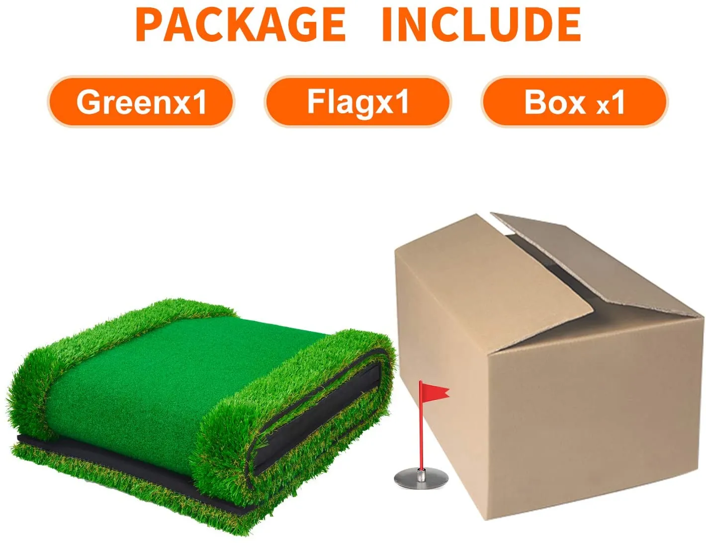 S- Shape Golf Putting Greens - Top Putting Mats - Home Putting Greens