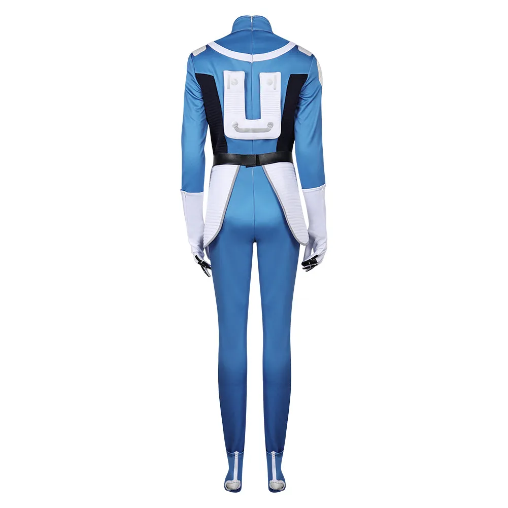 Star Wars Ahsoka blue combats Cosplay Costume Outfits Halloween Carnival Suit