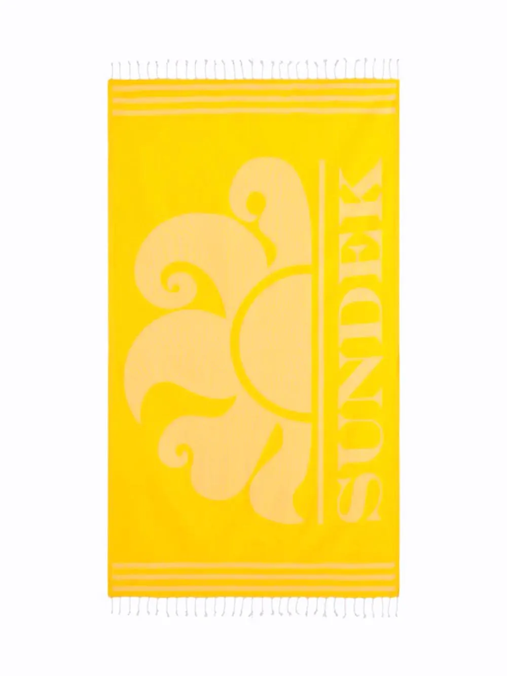 Sundek Telo Mare Unisex Key Fouta Towel Am401atc1000 Giallo