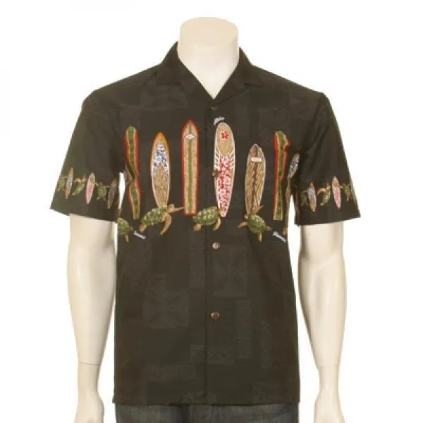 Surfboard Honu Chestband Aloha Shirt