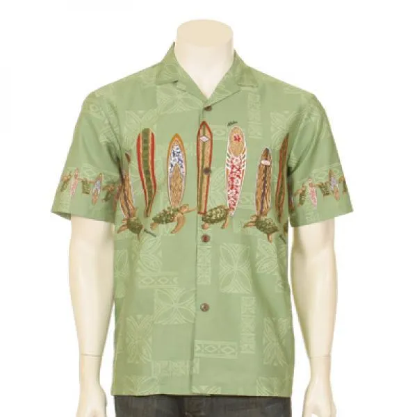 Surfboard Honu Chestband Aloha Shirt