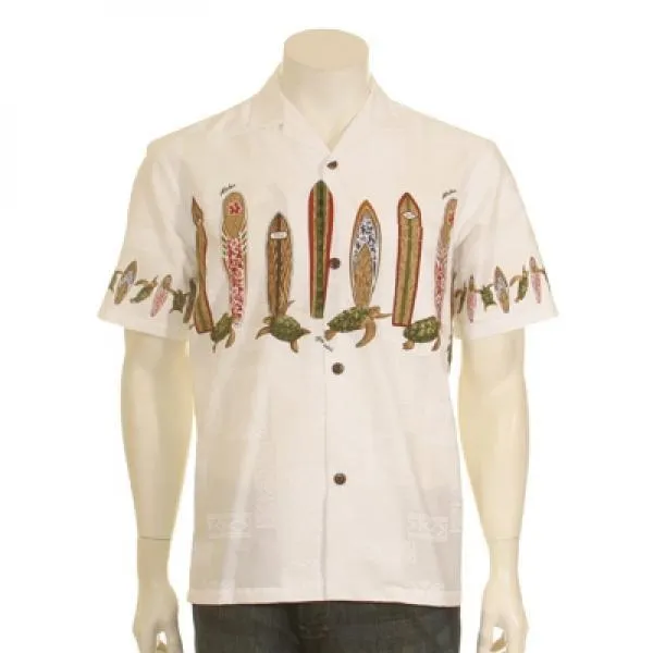 Surfboard Honu Chestband Aloha Shirt