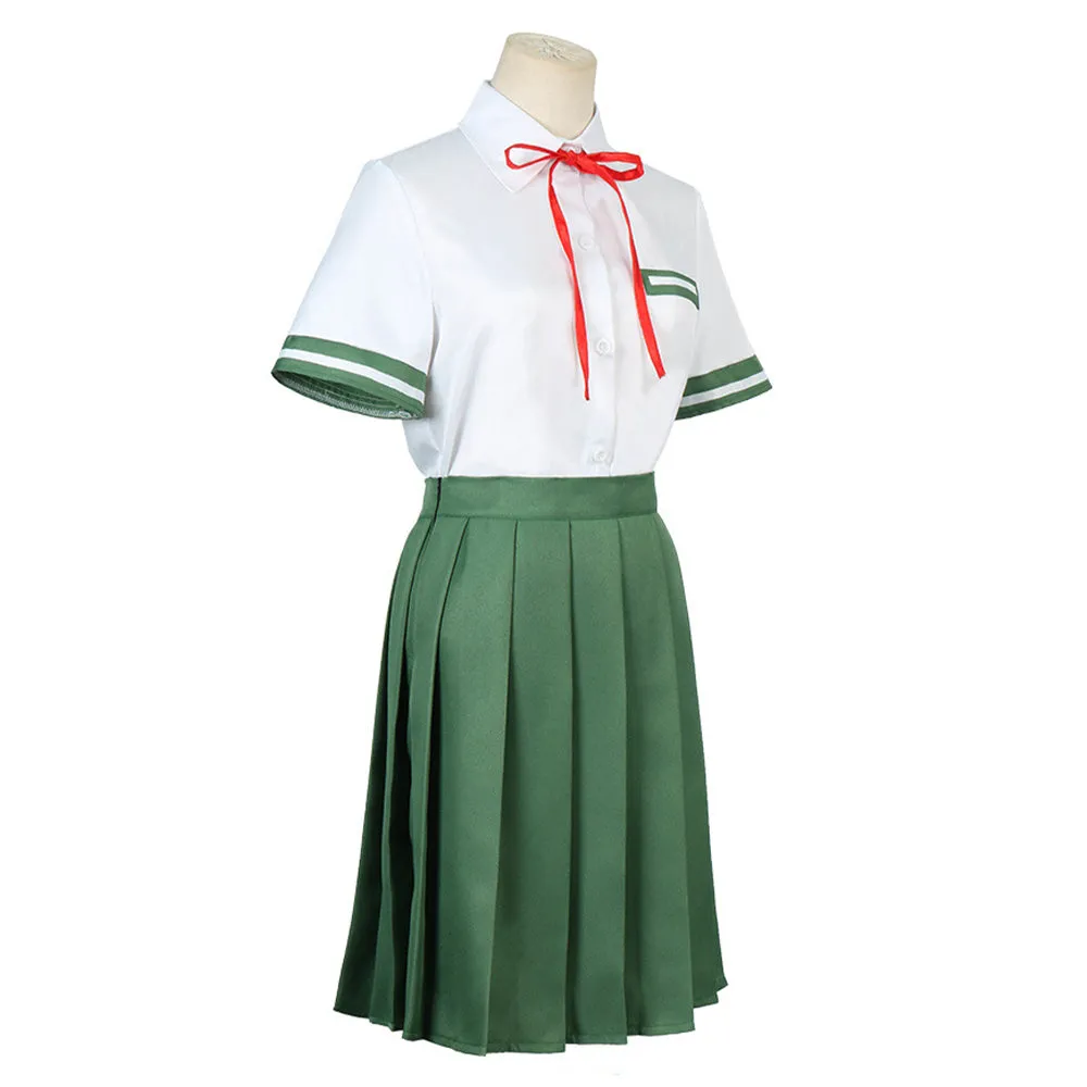 Suzume 2022 - Suzume Iwato Cosplay Costume Top Skirt Halloween Carnival Party Suit