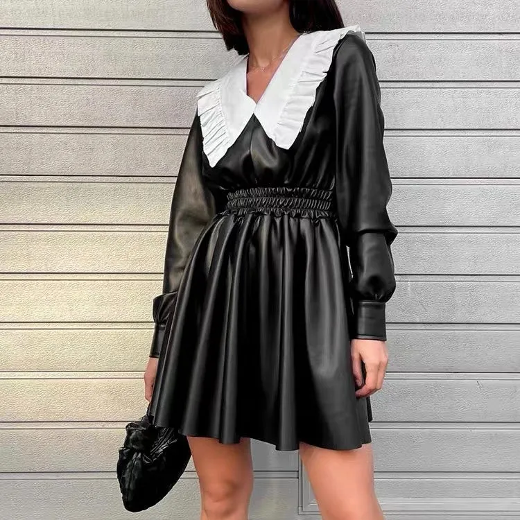 TALISIA LEATHER DRESS