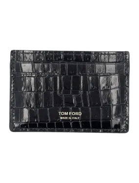 Tom Ford Embossed Logo Printed Card Holder