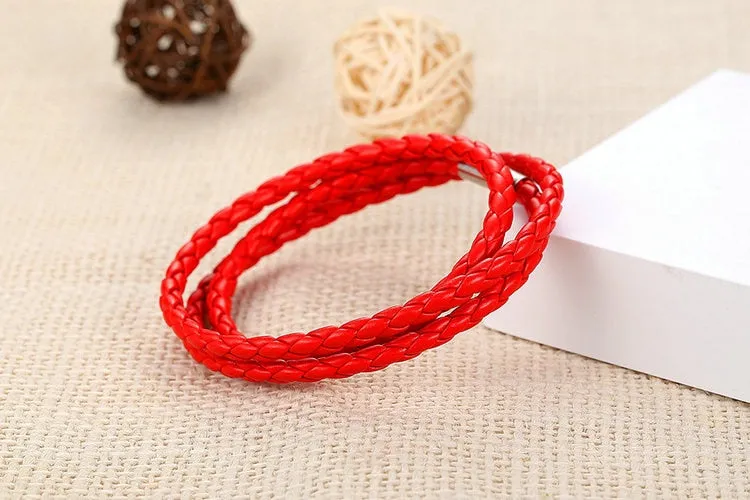 Unisex Long Chain Bowknot Shape Magnet Buckle Adjustable Bracelet