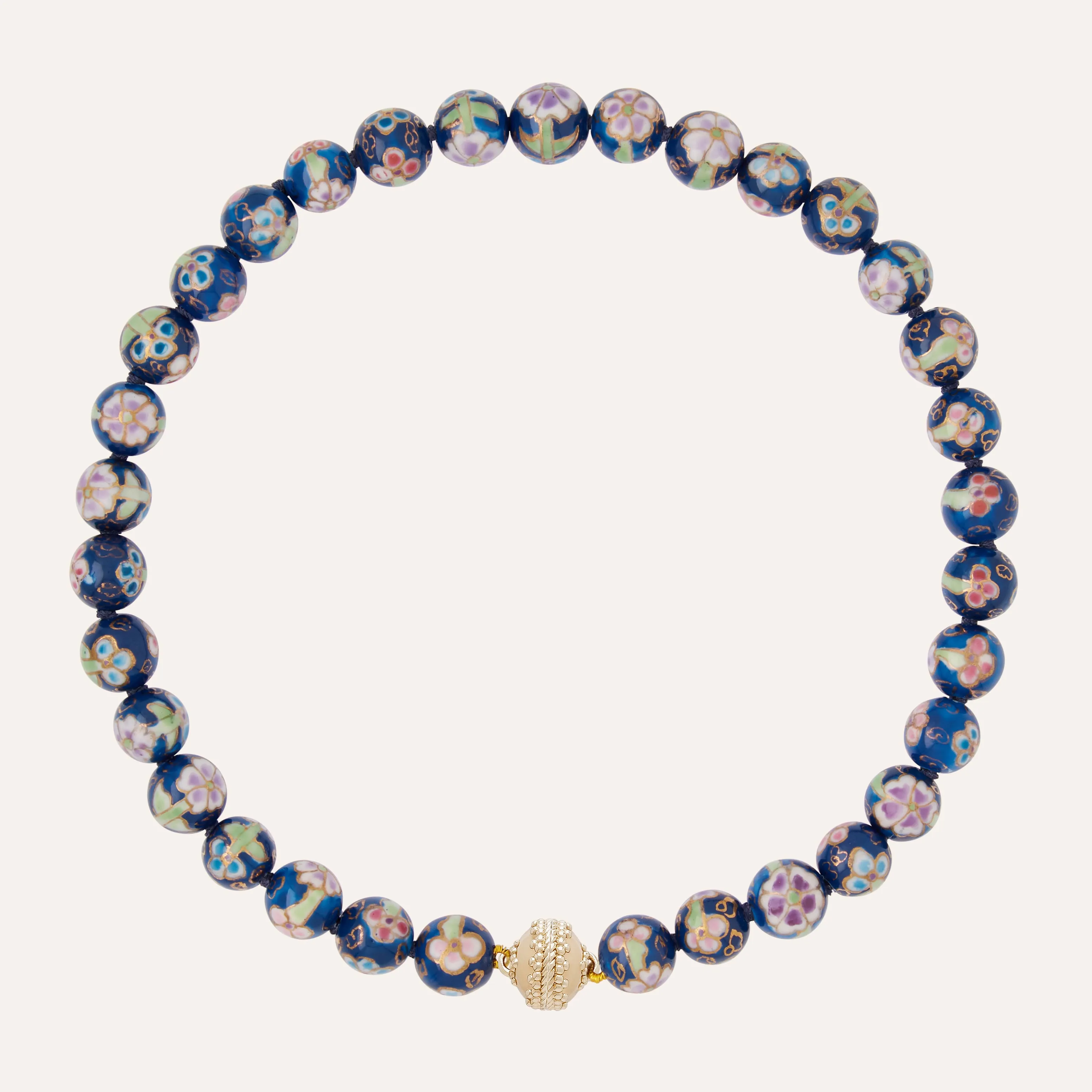 Victoire Floral Porcelain 11.5mm Necklace