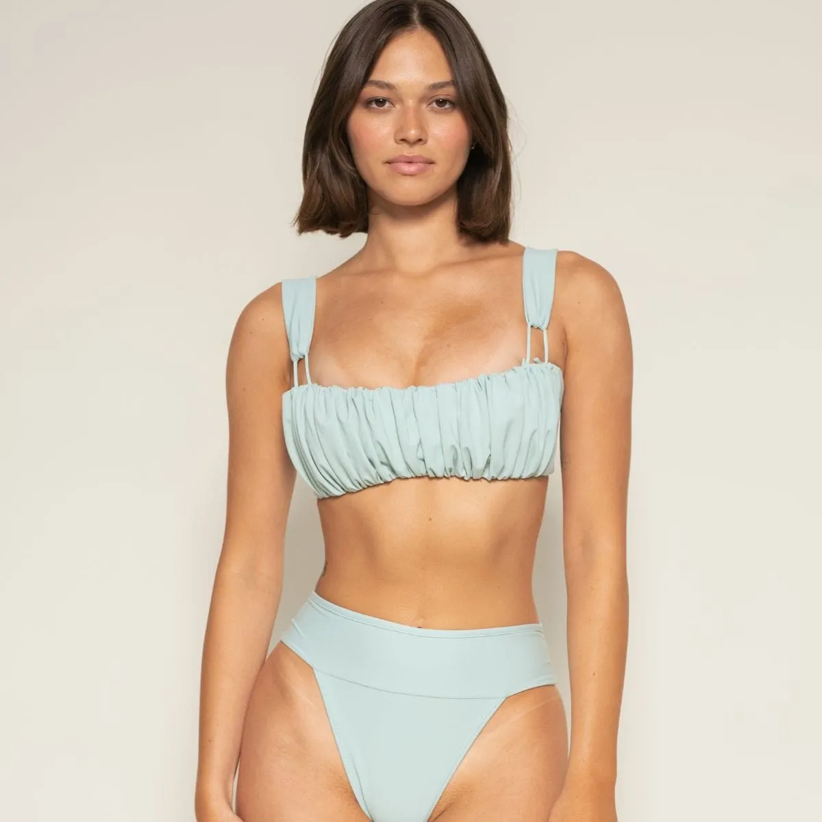 Victoria Bikini Top | Powder Blue