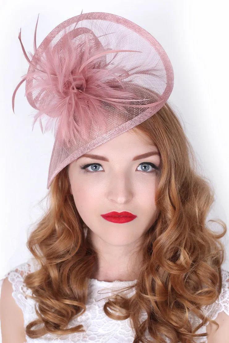 Victoria Fascinator - Mauve