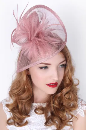 Victoria Fascinator - Mauve