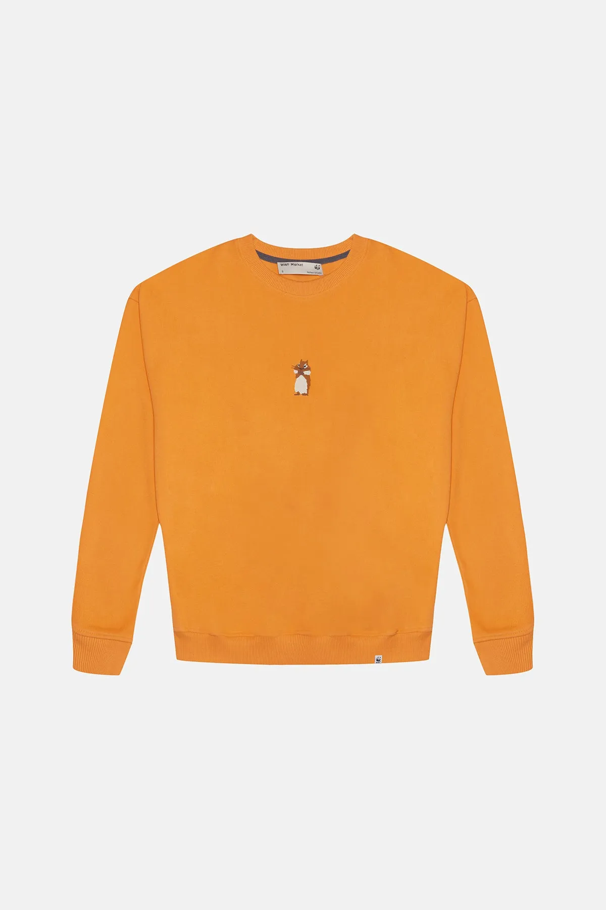 Yavru Sincap  Super Soft Oversize Sweatshirt  - Turuncu