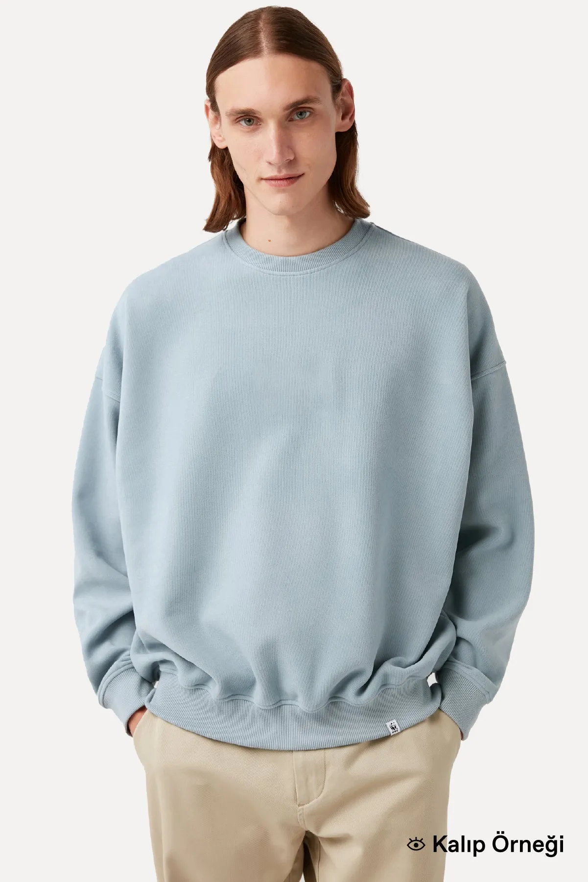 Yavru Sincap  Super Soft Oversize Sweatshirt  - Turuncu