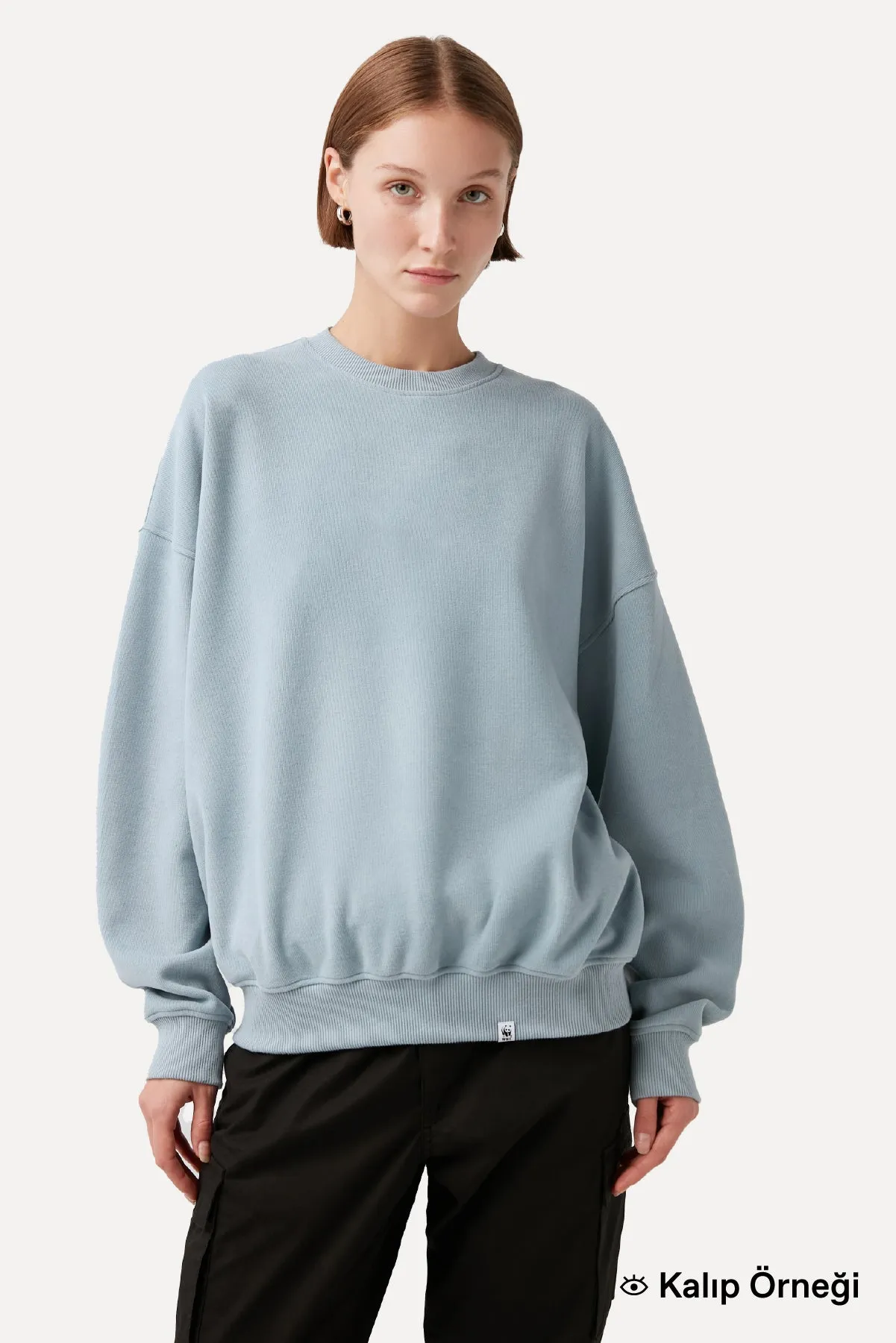 Yavru Sincap  Super Soft Oversize Sweatshirt  - Turuncu